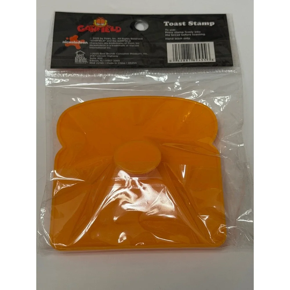 Garfield Toast Stamp Nickelodeon Best Brands Orange Bread Press Kitchen Tool NEW